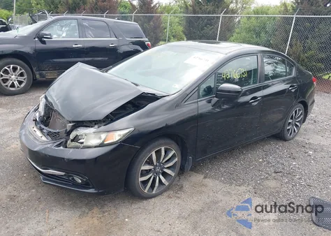 2014 Honda Civic Ex-L from USA, damaged, VIN 19XFB2F97EE223513